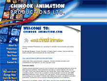 Tablet Screenshot of chinookanimation.com
